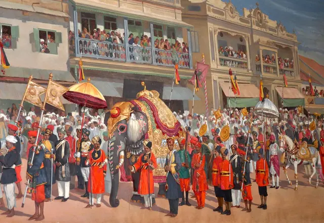Jamboo Savari, on canvas